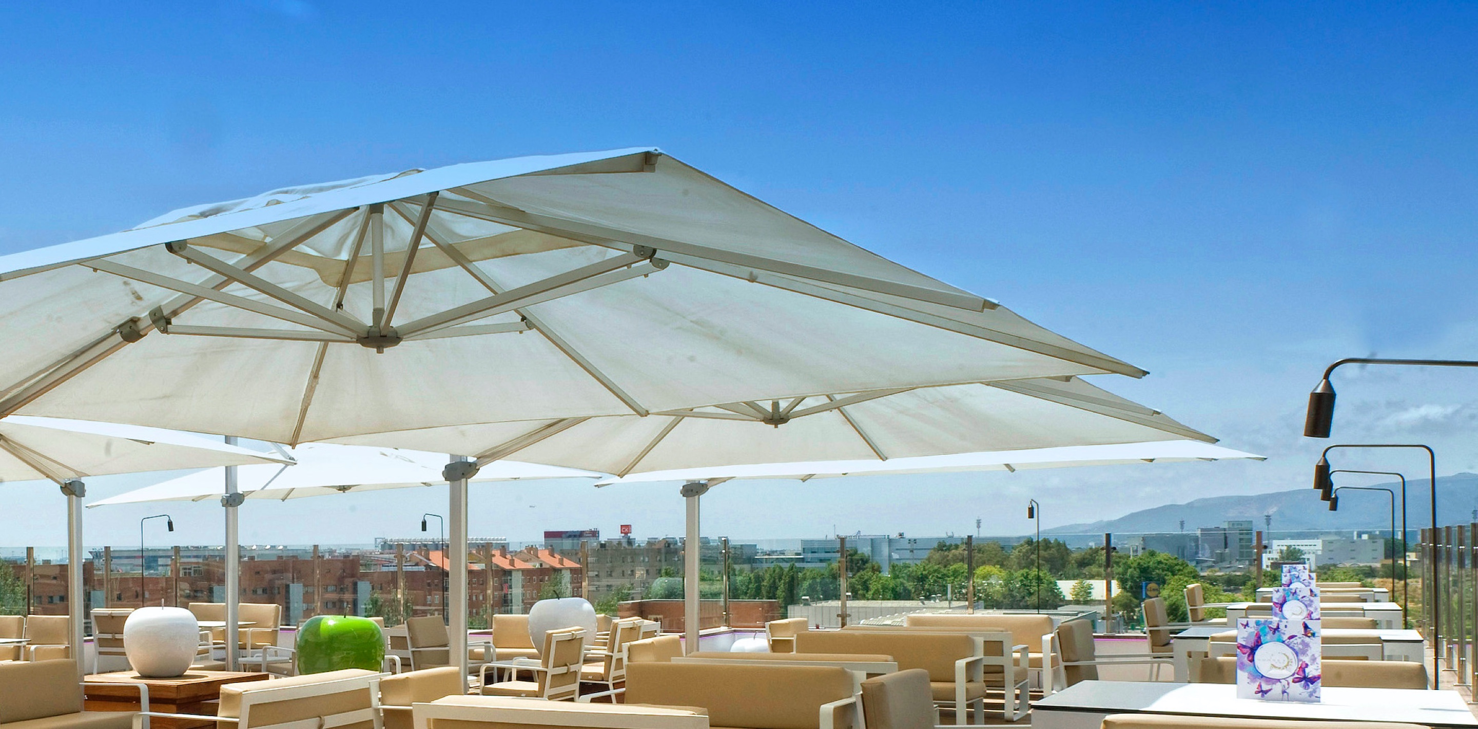 Terraza vistas el Prat Hotel